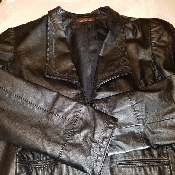 Jordache Black Leather - Picture 3 of 5